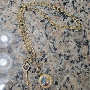 Gold Origami Owl Necklace